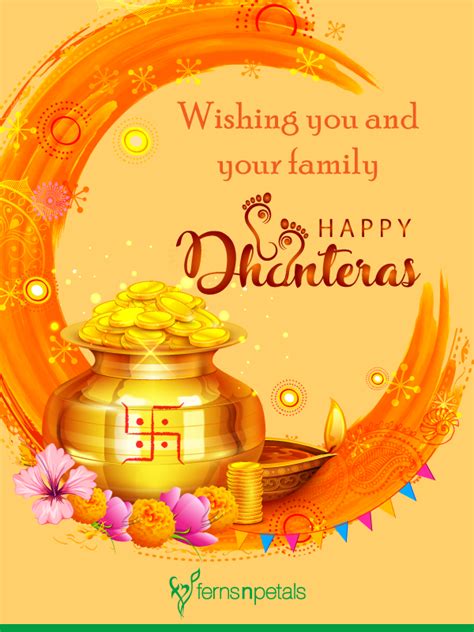 Unique Quotes And Message To Wish Dhanteras Puja Ferns N Petals
