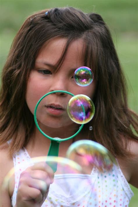 Blowing Bubbles Stock Photo Image Of Breeze Blowing 3292920
