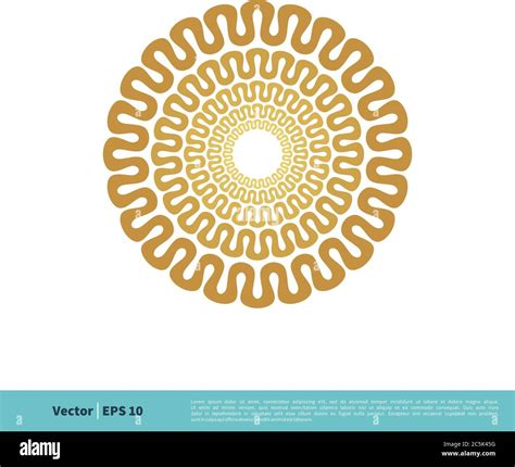 Abstract Circle Ornamental Logo Template Illustration Design Vector