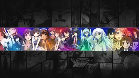 Anime Wallpaper With Many Different Characters