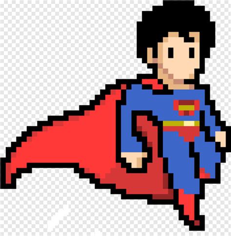 Superman Clipart Pixel Art Superman Hd Png Download 441x451