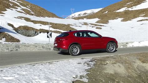 Alfa Romeo Stelvio A Thrilling Driving Experience On A Mountain Pass