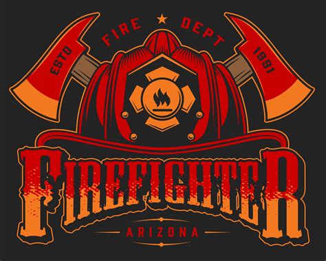 Vintage Firefighter Designs Set Firefighter Art Firefighter Fireman