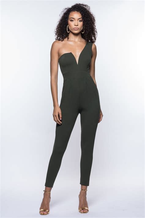 Walg Dalia One Shoulder Jumpsuit New In From Walg London Uk