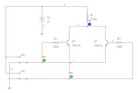 Bjt Xnor Gate Switch Input Multisim Live