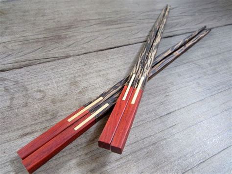 Wooden Chopsticks Unique And High Quality 100 Handmade Etsy Chopsticks Handmade Design Wooden