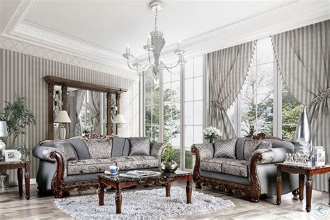 Newdale Gray Living Room Set From Furniture Of America Coleman Furniture