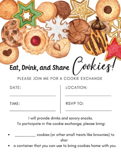 How To Host A Cookie Exchange With Free Printables