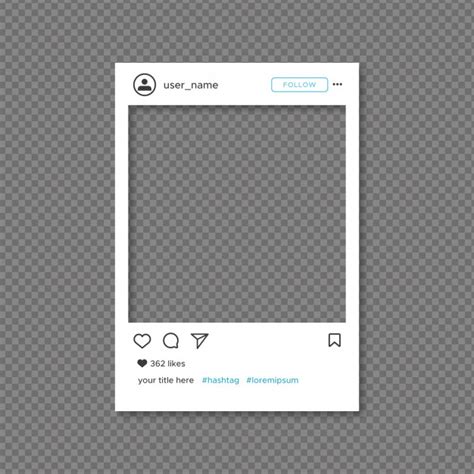 Instagram Frame Template Free Vector