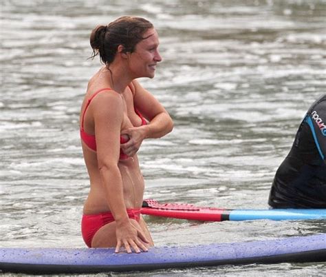 Lisa Gormley Suffers Boob Slip Bikini Malfunction At The Beach Gutter