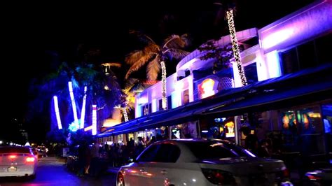 Ocean Drive At Night Miami Beach YouTube