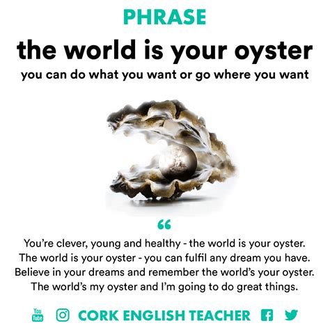 The World Is Your Oyster Meaning Trentonkruwcooley