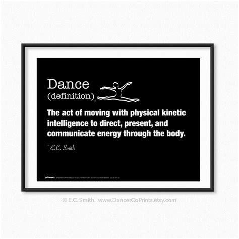 Dance Definition Dancers Dance Print Dancer T By Dancercoprints