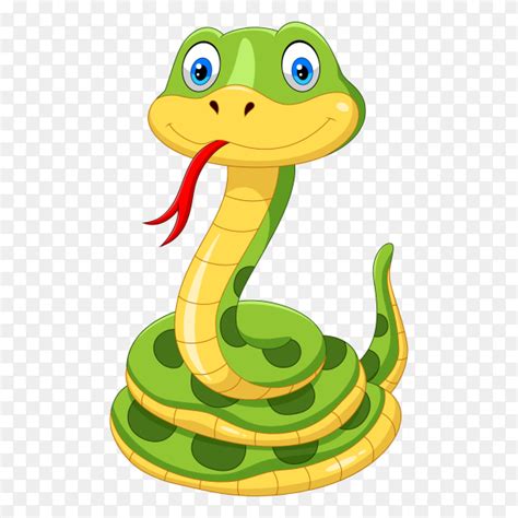 Cute Green Snake Cartoon On Transparent Background Png Similar Png