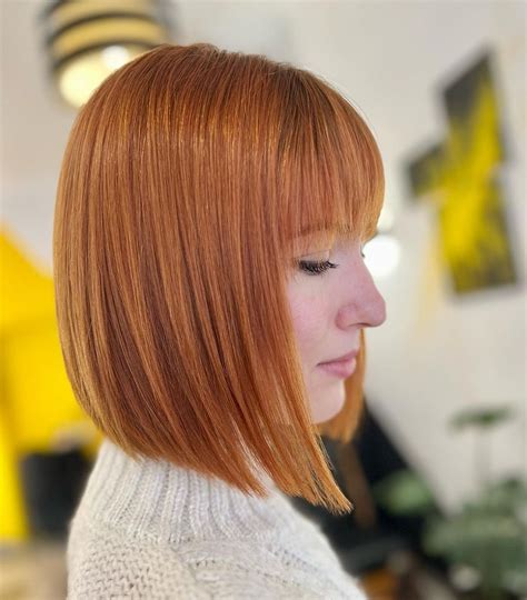 15 Most Beautiful Short Ginger Bob Hairstyles For 2023 Hairstylecamp