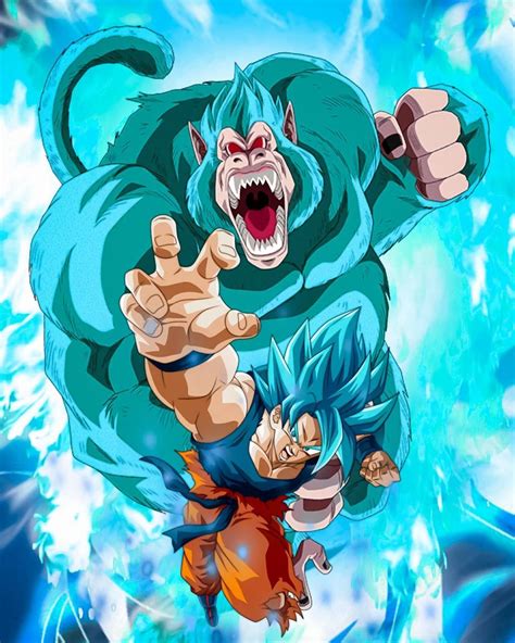 Goku Ssb Vs Goku Ssj Dragon Ball Z Dragon Ball Super Art Dragon Ball