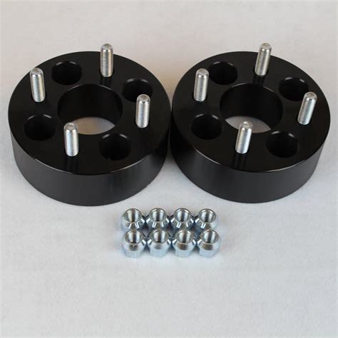 2 Wheel Spacers Adapters For 4 Lug Cars 4x100 With 12x15