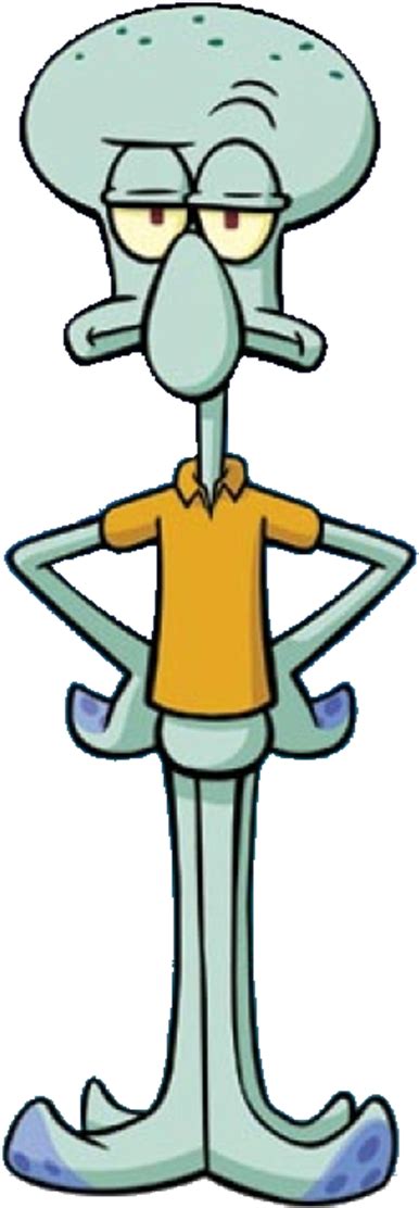 Download Squidward Tentacles Spongebob Squarepants Characters Drawings Transparent Png