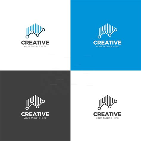 Bullish Modern Logo Design Template · Graphic Yard Graphic Templates
