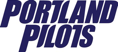 Portland Pilots Wordmark Logo Ncaa Division I N R