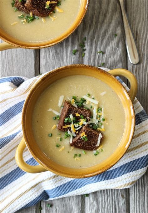 Cauliflower Potato And Leek Soup Making Thyme For Health