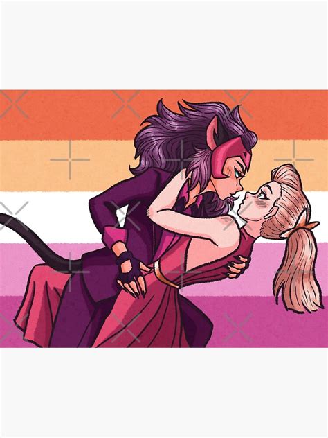 She Ra Princess Prom Catradora Fanart Lesbian Flag Photographic Print For Sale By