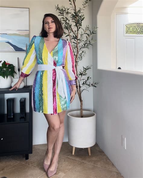 What I Made Taylor Swift Inspired Rainbow Wrap Dress These Days