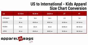 International Children 39 S Clothing Size Chart Apparelnbags