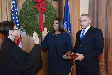 History Made Letitia James Sworn In As First African American And First Woman To Serve As New