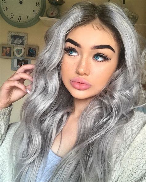100 Dark Hair With Heavy Platinum Highlights Perfect When Youre Going