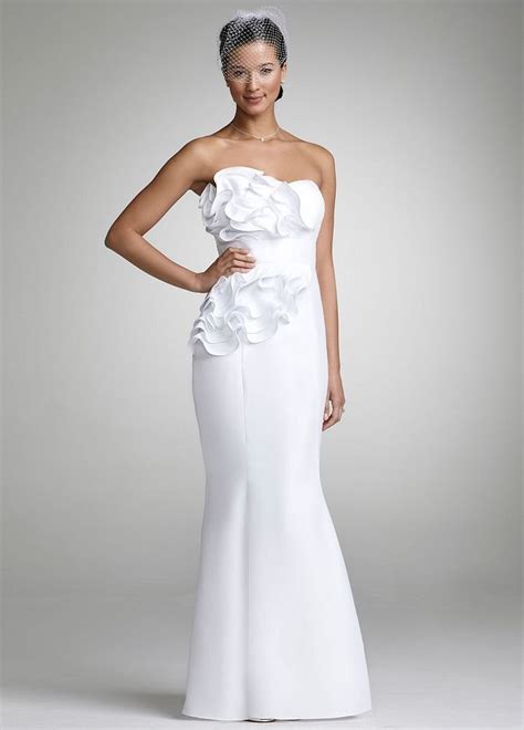 Best simple mermaid wedding dress: Events By Tammy: Affordable David's Bridal Wedding Dresses