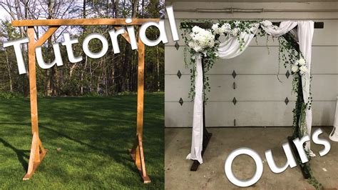 How To Build A Arch For Wedding Encycloall