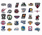 NBA National Basketball Association Team Logo Stickers Set of 30 Teams ...