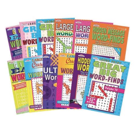 Buy Word Find Puzzle Book Set Pack Of 12 At Sands Worldwide