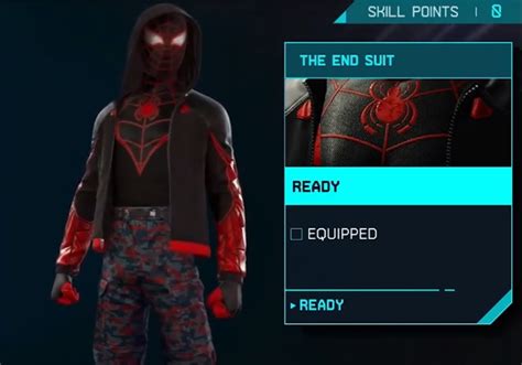 Marvels Spider Man Miles Morales The End Suit How To Get It Suit
