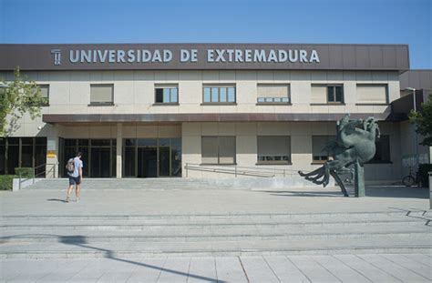 Rectors Office Building University Of Extremadura Badajoz Spain Stock