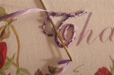 Embroidering the letters of a word, name or sentence | Di ...