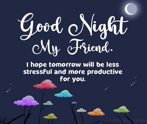 Good Night Messages For Friends Wishes And Quotes