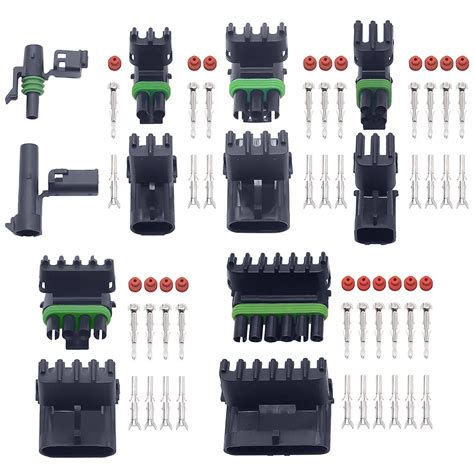 Buy 10 Set 1 2 3 4 6pin Weather Pack Weatherpack Auto