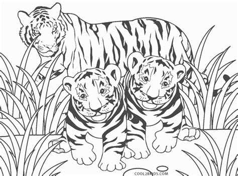 Coloriages Tigre Coloriages Gratuits à Imprimer