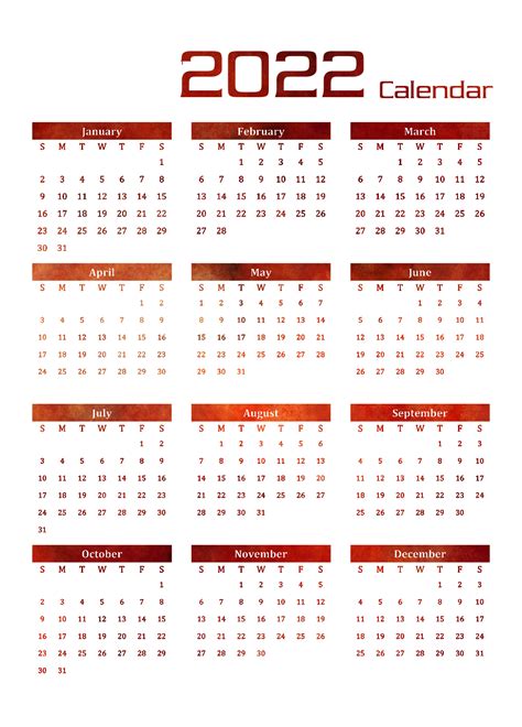 Download Full Size Of Calendar 2022 Png Background Png Play