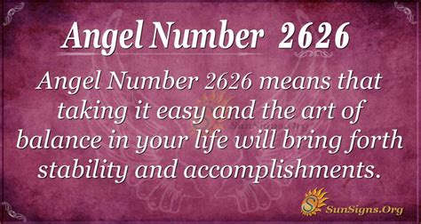 Angel Number 2626 Meaning Keeps Us In Check Sunsignsorg