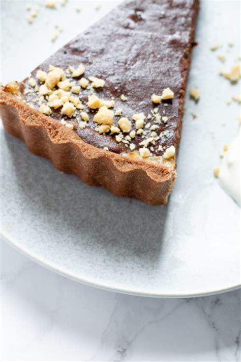 Ginger Chocolate Salted Caramel Tart The Tropical Treat