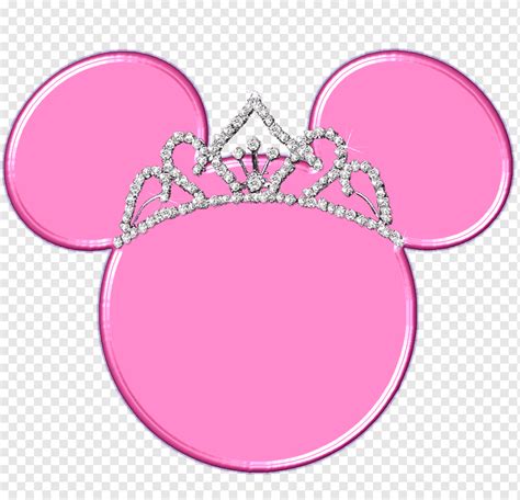 Mickey Mouse Con Una Corona Mickey Mouse La Corona Imperial Rosado