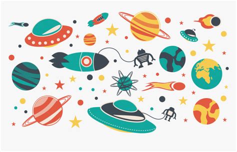 Universe Clipart Border Space And Universe Cartoon Hd Png Download