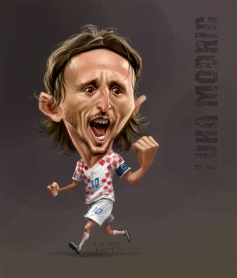 Artstation Luka Modric Caricature