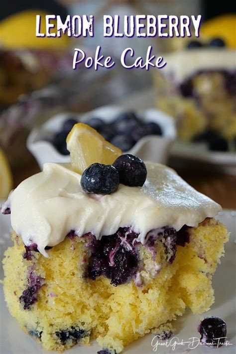 Lemon Blueberry Poke Cake See More Recipes
