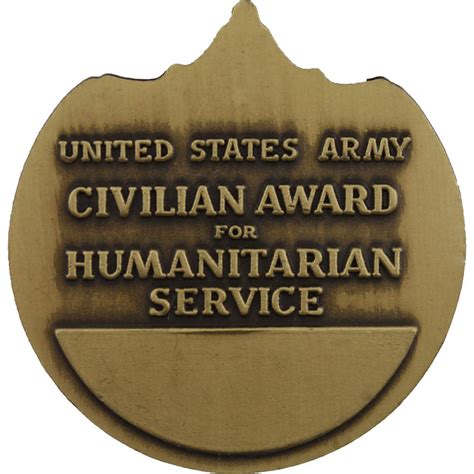 Civilian Award For Humanitarian Service Medal Usamm