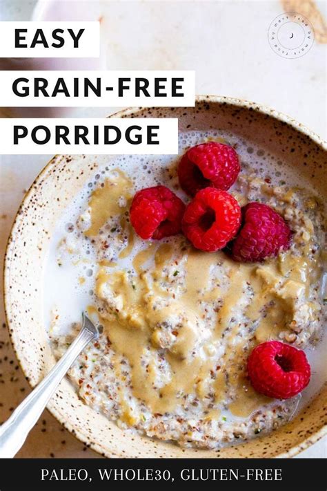 This Easy Grain Free Porridge Can Be Made In Just A Few Minutes Or