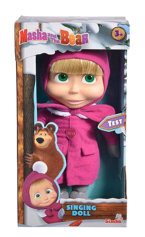 Masha And The Bear 109301035 Singing Masha Doll 30cm Pink